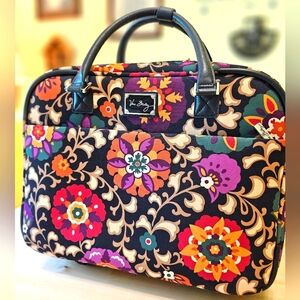 Vera Bradley Rolling Travel/Tote in "Suzani" pattern